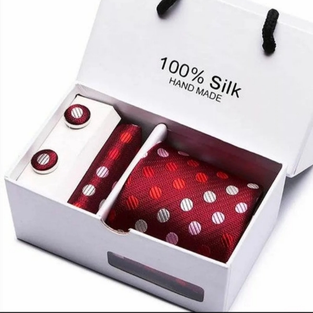 Mens Fashion Silk Tie Gift Set